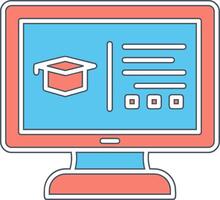 Online Education Vector Icon