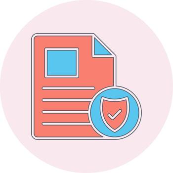 Approved Document Vector Icon