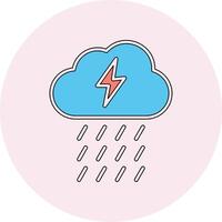 Rain Vector Icon