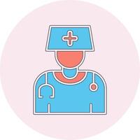Lady Doctor Vector Icon