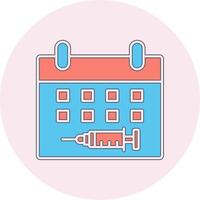 Vaccination Date Vector Icon