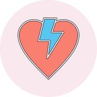 Broken Heart Vector Icon