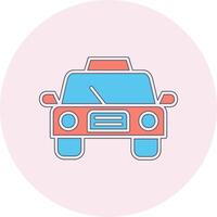 icono de vector de taxi