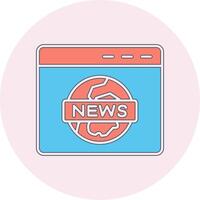 News Report Vector Icon