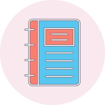 Notebook Vector Icon