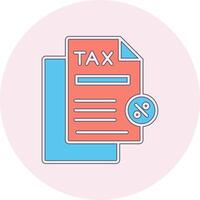 Tax Discount Vector Icon