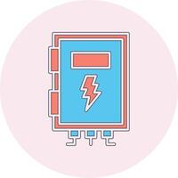 High Voltage Box Vector Icon