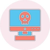 Computer Hacking Vector Icon