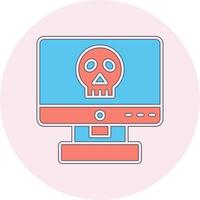 Computer Hacking Vector Icon