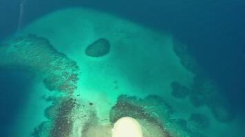 Aerial view of Pagtenga Island North Kay video