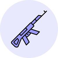 ak47 vector icono