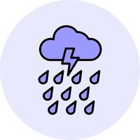 icono de vector de lluvia