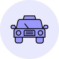 icono de vector de taxi