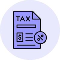 Tax Paperwork Vector Icon