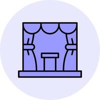 Stage Vector Icon