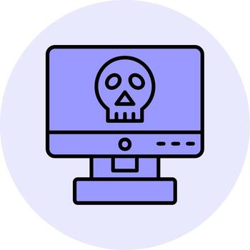 Computer Hacking Vector Icon