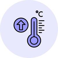 High Temperature Vector Icon