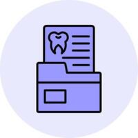 Dental Record Vector Icon