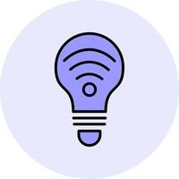 Smart Bulb Vector Icon