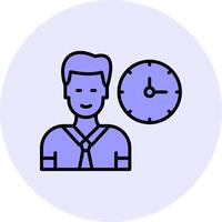 Work Time Vector Icon