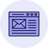 icono de vector de correo electrónico