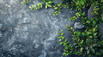 AI generated nature-infused medieval textures, showcasing the intricate blend of natural elements and historical allure in a seamless background. photo