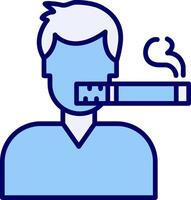 Man Smoking Vector Icon