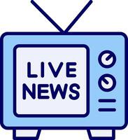 Live News Vector Icon