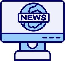 News Report Vector Icon