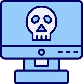Computer Hacking Vector Icon
