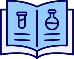 Ciencias libro vector icono