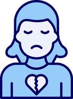 Broken Heart Vector Icon
