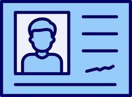 Identification Card Vector Icon