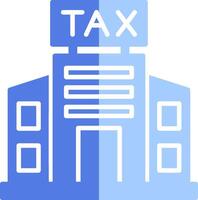 Tax Office Building Vector Icon