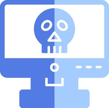 Computer Hacking Vector Icon