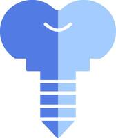 Dental Implant Vector Icon