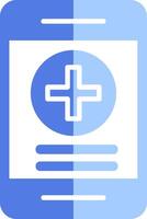 Online Health Insurance Vector Icon