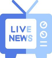 Live News Vector Icon