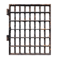 AI generated Prison Iron Bars on Transparent Background. Generative AI png