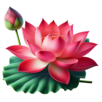 ai generiert schön Lotus Blume png