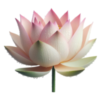 ai gegenereerd mooi lotus bloem png