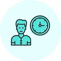 Work Time Vector Icon