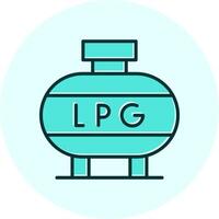 Liquefied Petroleum Gas Vector Icon