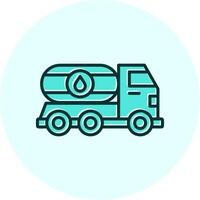 Oil Truck Vector Icon