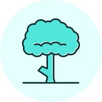 icono de vector de árbol