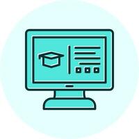 Online Education Vector Icon