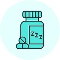 Sleeping Pills Vector Icon