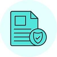 Approved Document Vector Icon