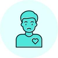 Volunteer Man Vector Icon