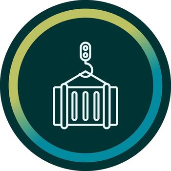 icono de vector de contenedor